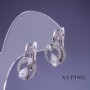 أقراط Xuping 20×12mm روديوم