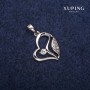 قلادة Xuping قلب 15×18×23mm روديوم